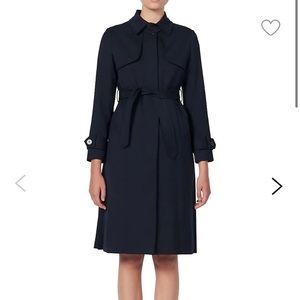 Sandro pleated trench coat